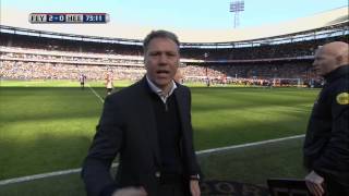 Van Basten furieus na rode kaart Kum