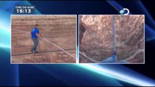 Nik Wallenda Crosses Canyon on Tightrope