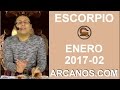 Video Horscopo Semanal ESCORPIO  del 8 al 14 Enero 2017 (Semana 2017-02) (Lectura del Tarot)