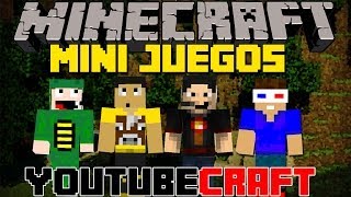 Minecraft: YouTubeCraft Minijuegos con Rabahrex, IngenioCraftero y Joe Calix!!