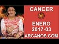 Video Horscopo Semanal CNCER  del 15 al 21 Enero 2017 (Semana 2017-03) (Lectura del Tarot)