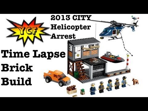 LEGO CITY 60009 Helicopter Arrest Set Time Lapse Brick Build - YouTube