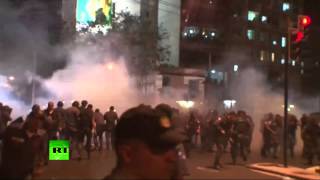 Массовые беспорядки во время финала Кубка Конфедераций в Бразилии