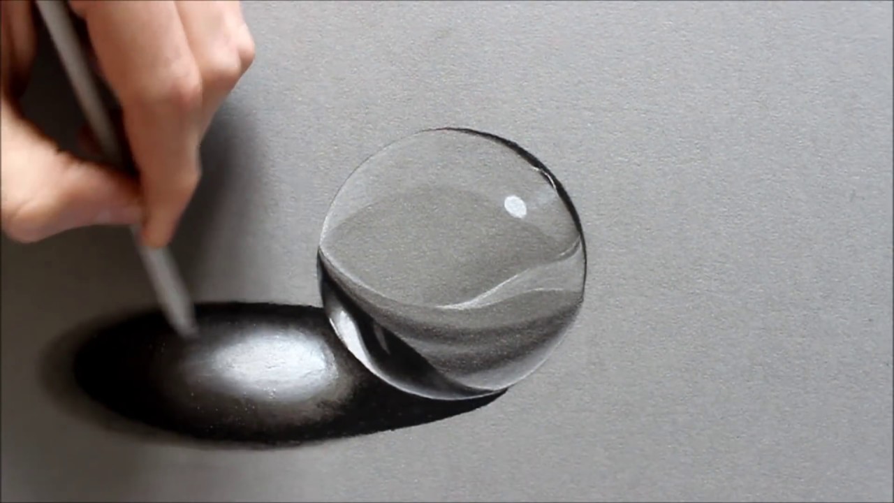 #1 Drawing a realistic Crystal Ball - YouTube