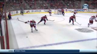 Alex Ovechkin Clotheslines Alexander Semin with the High Hit Oct 10 2013 HD