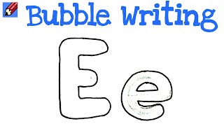 ... comments on How to Draw Bubble Writing Real Easy - Letter E - YouTube