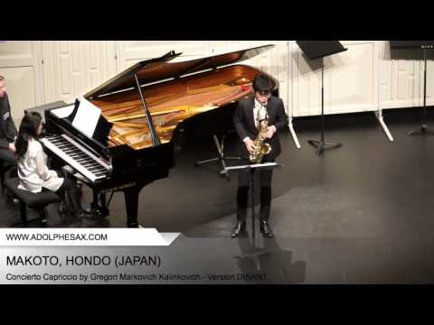 Dinant 2014- Makoto, Hondo - Concerto Capriccio by Gregori Markovich Kalinkovich