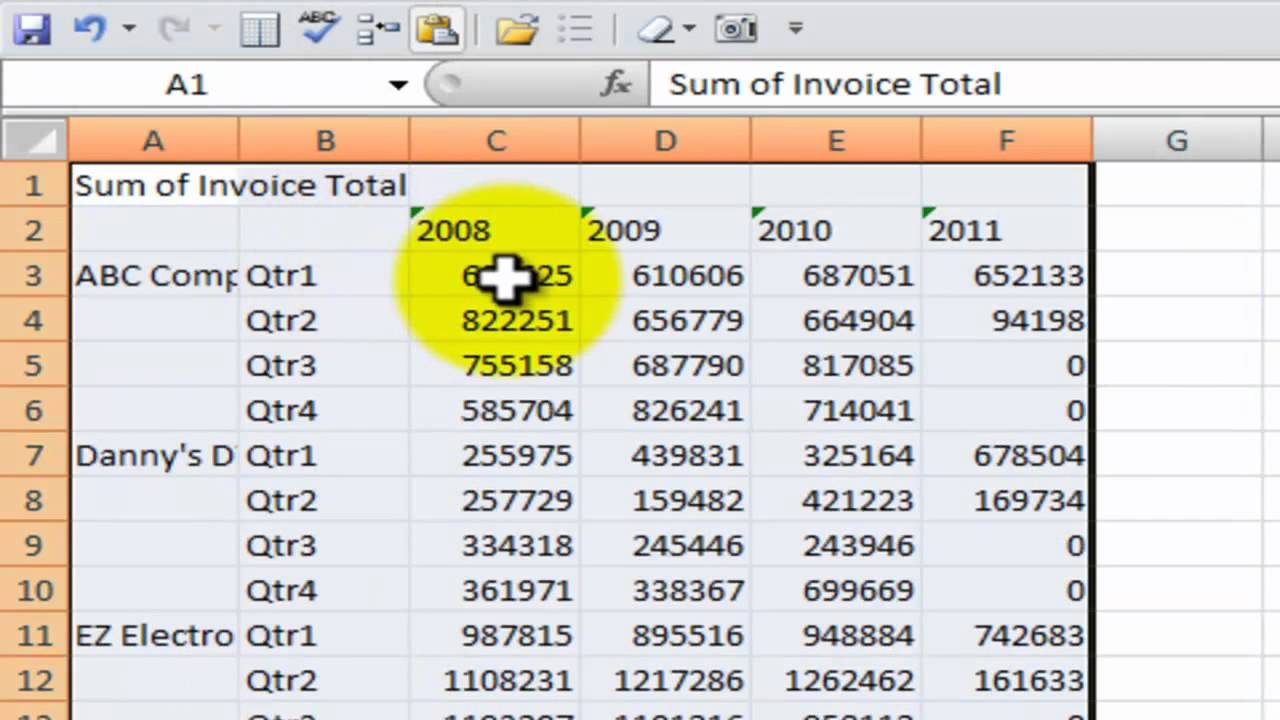 How to Convert a Pivot Table to a Standard List - YouTube