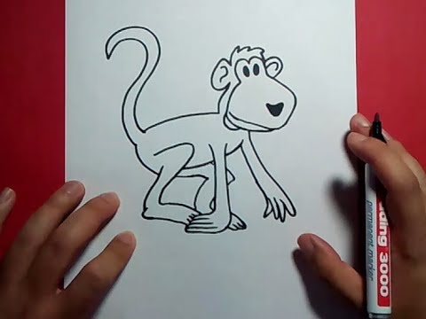 Como dibujar un mono paso a paso 5 