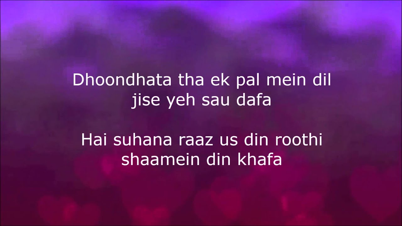 Main Dhoondne Ko Zamaane Mein Video HD Song Full