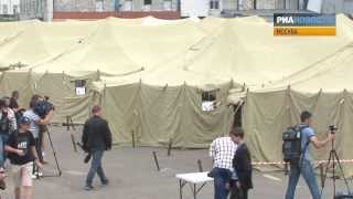 Правозащитники увидели, как живут нелегальные мигранты в палаточном городке