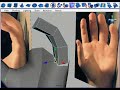 Fast and efficient 3D modeling tutorial for the human hand