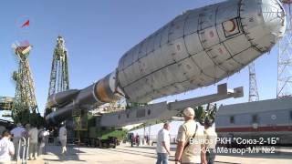Вывоз РКН Союз-2-1Б с КА Метеор-М №2