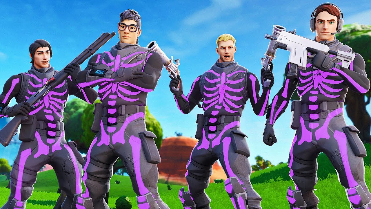 Purple Skull Troopers Only Challenge With Lg Fortnite House Ft
