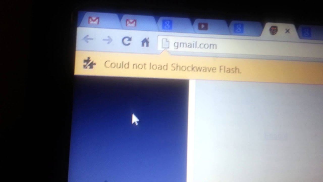 load shockwave flash chrome