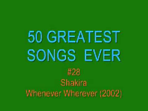 50 Greatest Songs Ever - YouTube
