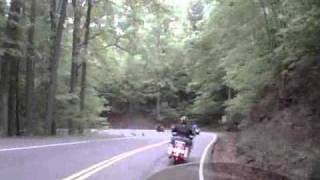 Motorcycle Crash on the Deal's Gap Dragon: Helmet Cam View