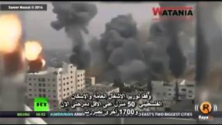 News Reporter exposes Israel on live television. WAR against Gaza. الحرب على غزة