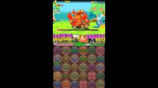 パズドラ「アイルーでバザール コラボ　仕入れ　G級」神魔の執行者・メタトロン攻撃タイプ16倍PT ノーコン