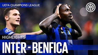 INTER 1-0 BENFICA | HIGHLIGHTS | UEFA CHAMPIONS LEAGUE 23/24 ⚽⚫🔵?