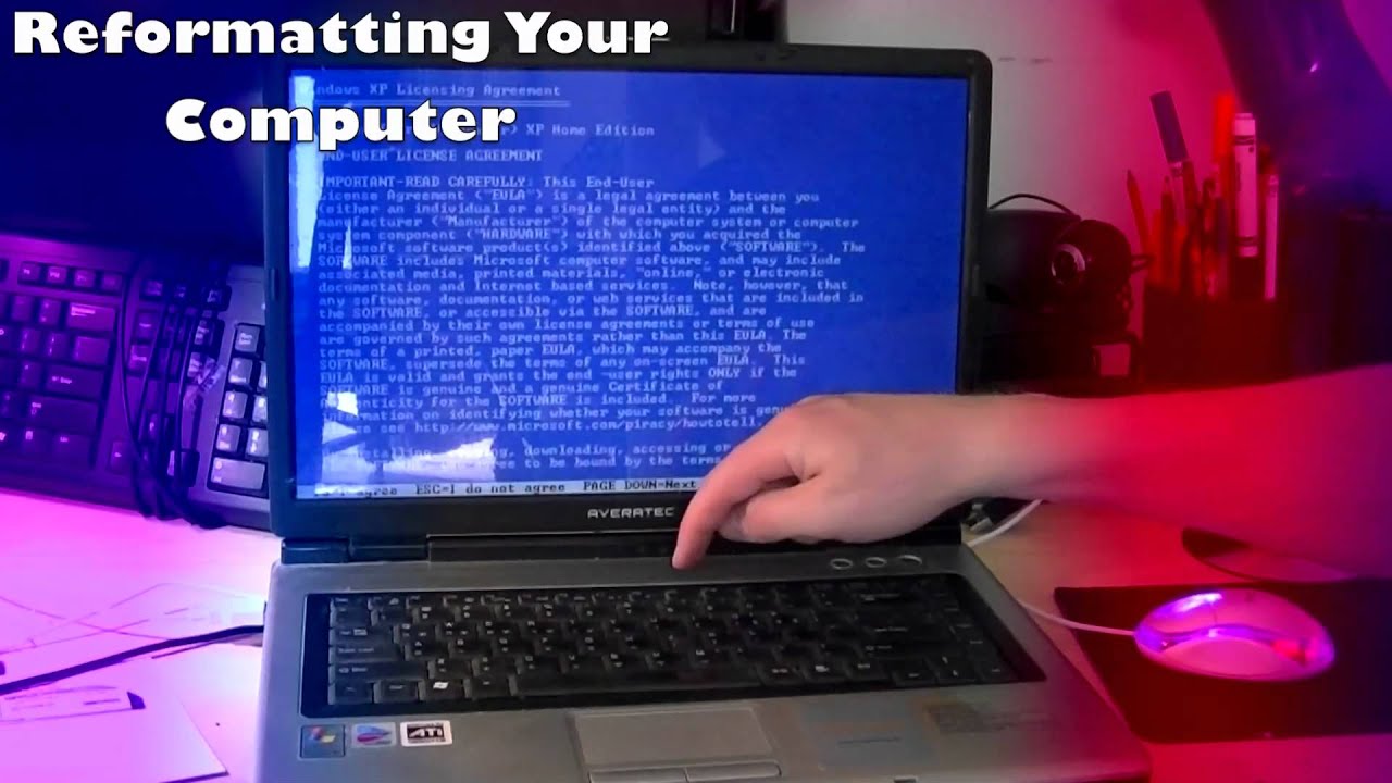 HOW TO: *EASILY* REFORMAT your COMPUTER - YouTube