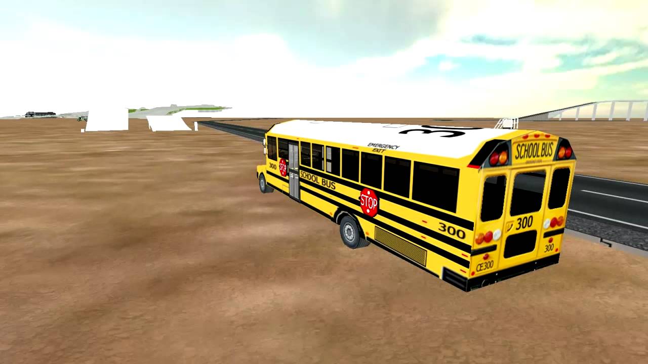 Rigs Of Rods: School Bus Jump - YouTube