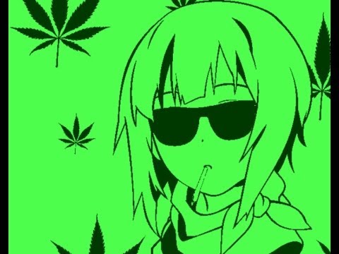 hot sexy anime girls with marijuana