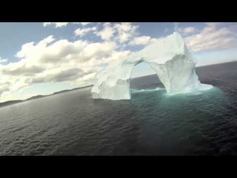 Iceberg near Cape Spear NL - Flying through the Cube!