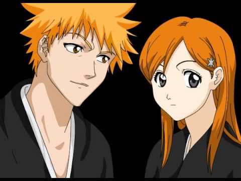 Ichigo kisses Orihime (animation) - YouTube