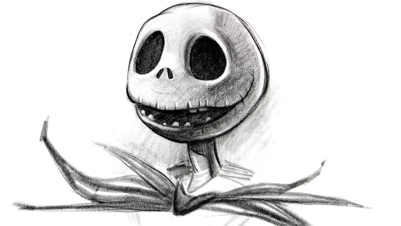 Draw Jack Skellington - Halloween Special - YouTube