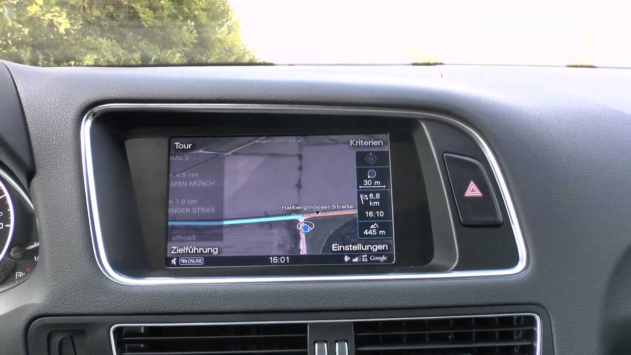 Audi Q5 MMI Navigation plus - YouTube