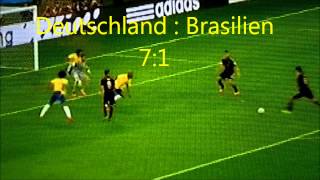 FIFA WM 2014 DEUTSCHLAND vs BRASILIEN - ALLE TORE (All Goals)