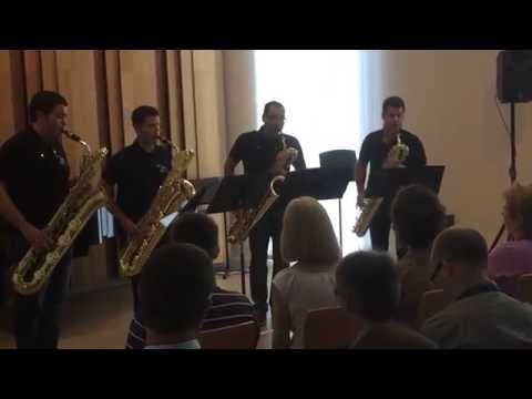 Barisax Quartet à Strasbourg 2015 joue lefreQue