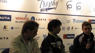 Finlandia Trophy 2013 Men SP press conFerence