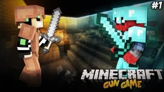 Minecraft Mini-Game - WALCZYMY Z DELTIM! - Gun Game! [#1]