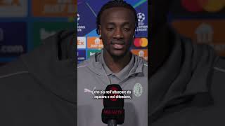 The interview with match-winner Tammy Abraham | #championsleague #shorts