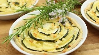 Mediterrane Tartelettes mit Zucchini & Kartoffeln