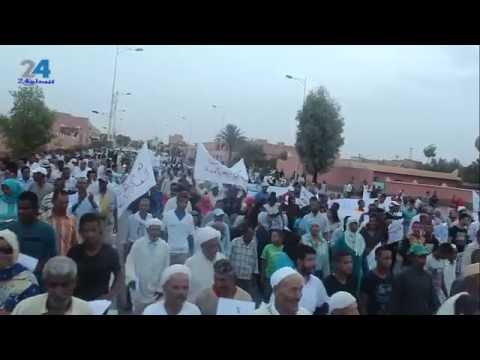 مسيرة الانقاذ: الآلاف من سكان جهة درعة تافيلالت يرددون “الشعب يريد اسقاط الشوباني” “فيديو”
