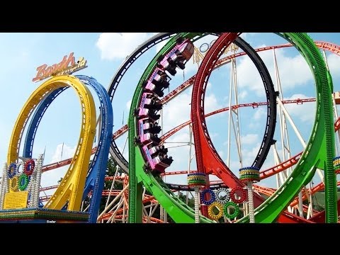 Olympia Looping POV Largest Most INTENSE Traveling Roller Coaster...