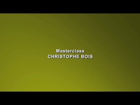 DIA 06 Masterclass Christophe Bois