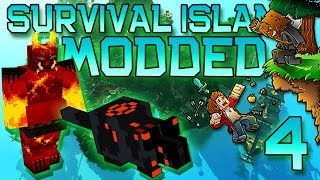 Minecraft: Modded Survival Island Let's Play w/Mitch! Ep. 4 - NETHER MODS!