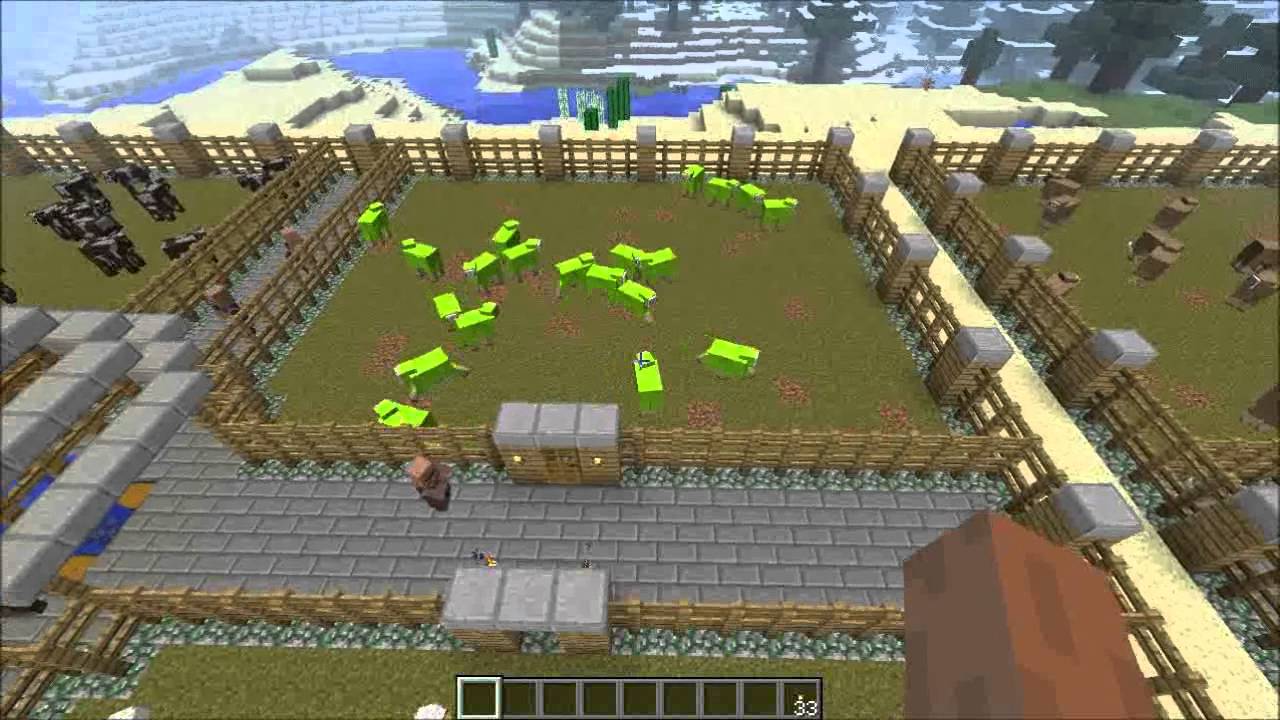 Minecraft My Huge Animals Farm - YouTube