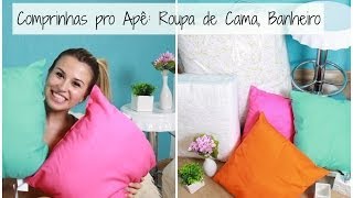 Comprinhas pro Apê: Lavanderia, Banheiro e Roupa de cama