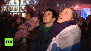 Севастополь празднует итоги референдума