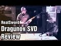 Real Sword Dragunov SVD Airsoft Sniper & Range Test