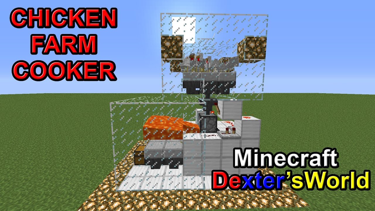 Minecraft Chicken Cooker Farm YouTube
