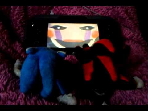 Sonic and shadow reaction to all jumpscares in all fnaf 1 -4
