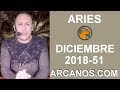 Video Horscopo Semanal ARIES  del 16 al 22 Diciembre 2018 (Semana 2018-51) (Lectura del Tarot)