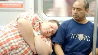 Falling Asleep on Strangers in New York City