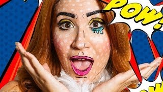 Maquiagem Pop Art para o carnaval! - Por Bianca Andrade.